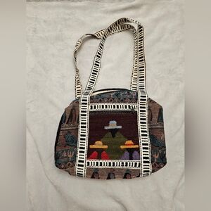 HAND WOVEN Artesanias Guilla TOTE BAG HOBO BOHO Hippie